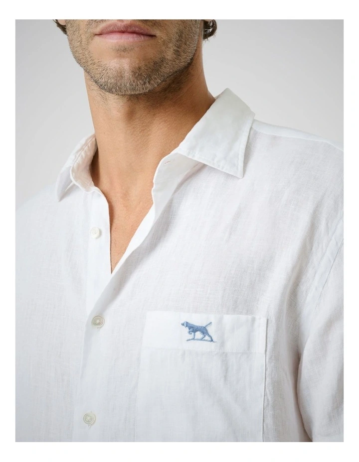 Coral Bay Short Sleeve Shirt in Snow image 6