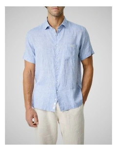 Coral Bay Short Sleeve Shirt in Denim