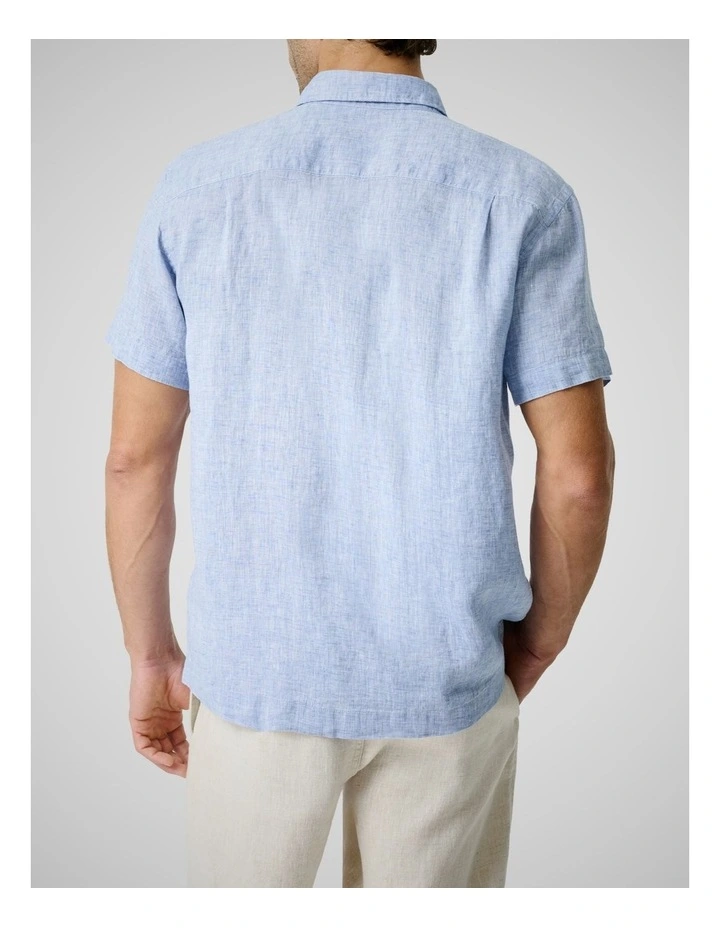Coral Bay Short Sleeve Shirt in Denim image 3