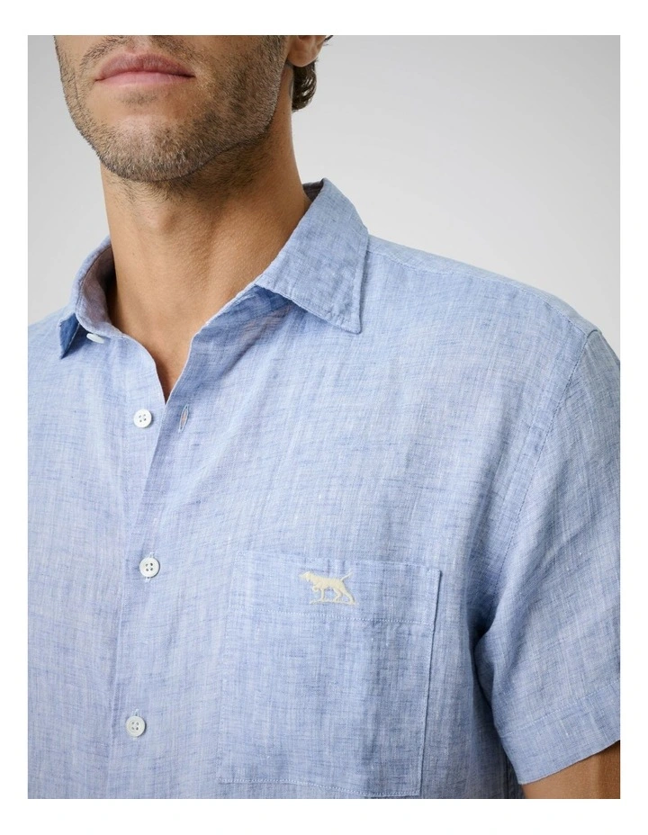 Coral Bay Short Sleeve Shirt in Denim image 6