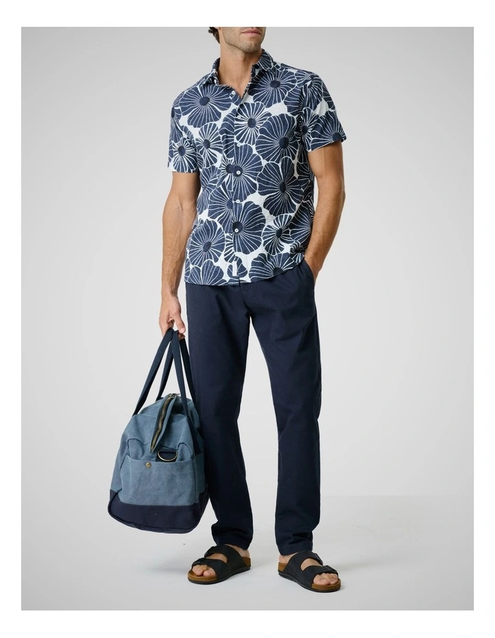 Arthur Range Short Sleeve Shirt in Ink image 2