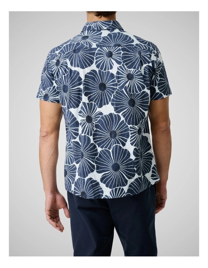 Arthur Range Short Sleeve Shirt in Ink image 3
