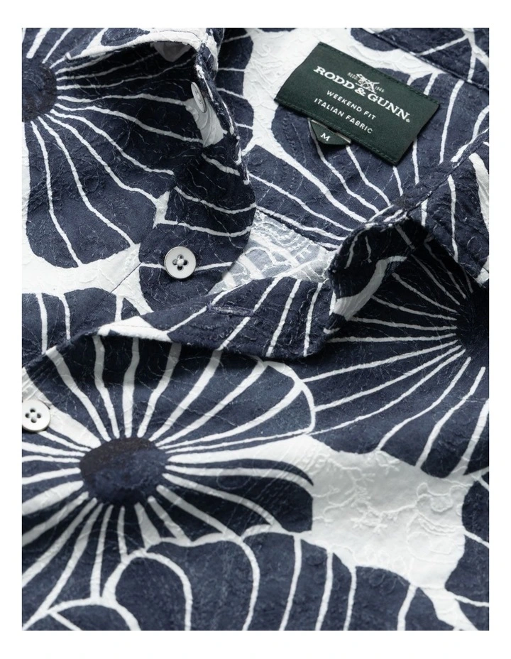 Arthur Range Short Sleeve Shirt in Ink image 5