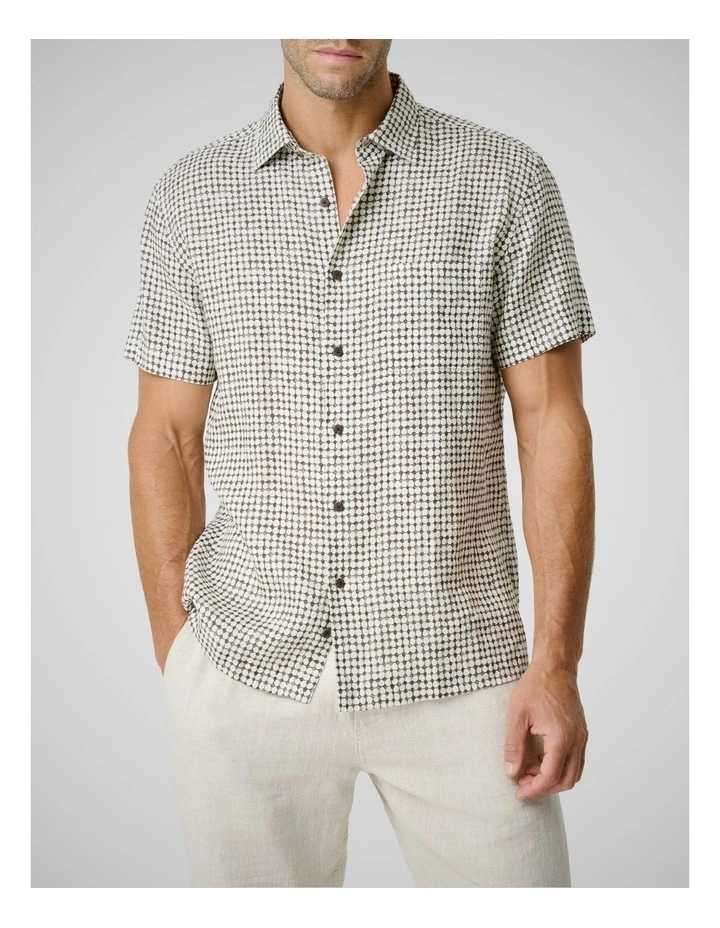 Hawtrey Short Sleeve Shirt in Cocoa image 1