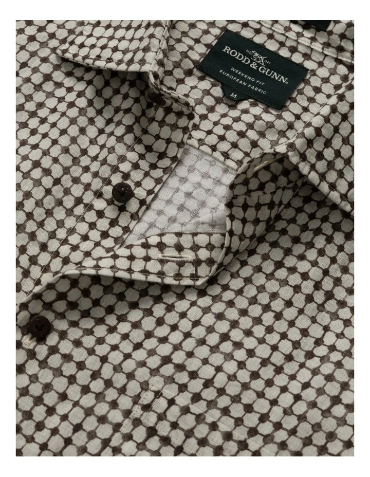 Hawtrey Short Sleeve Shirt in Cocoa image 5
