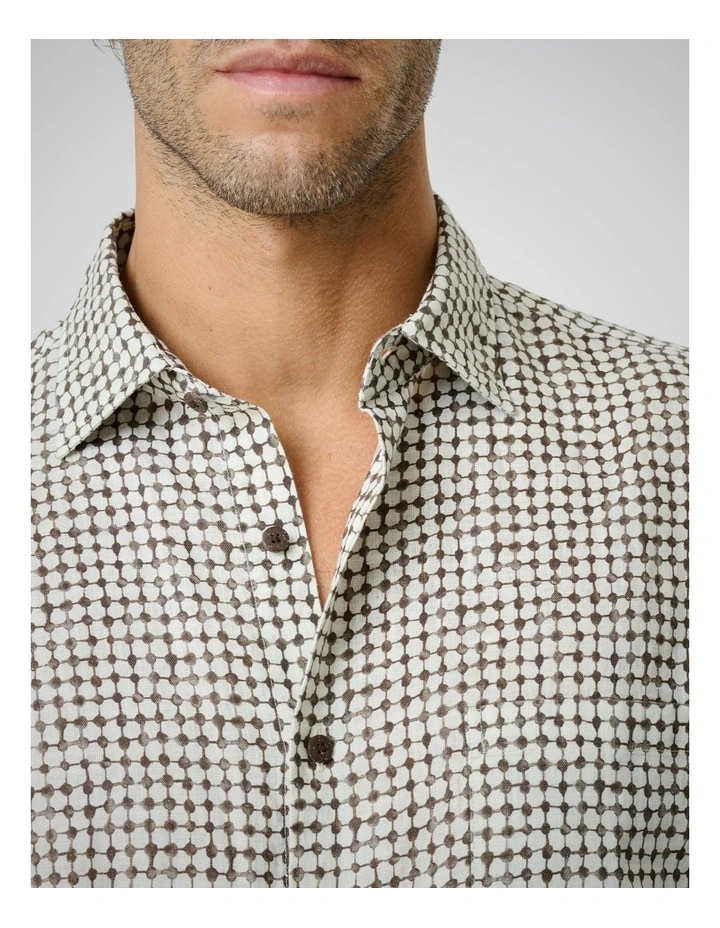 Hawtrey Short Sleeve Shirt in Cocoa image 6