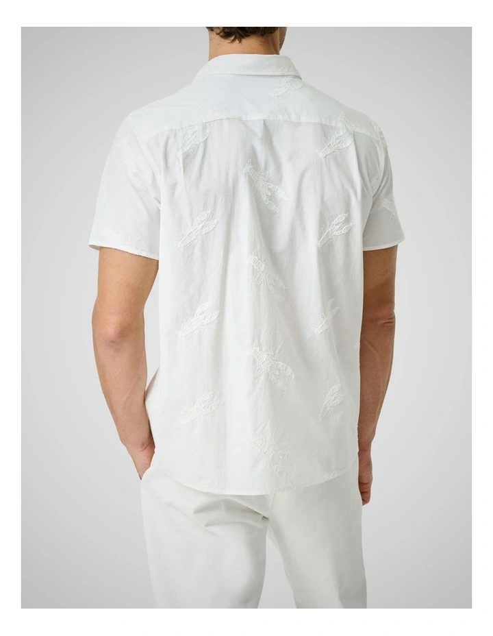 Lake Stanley Short Sleeve Shirt in Seasalt image 3