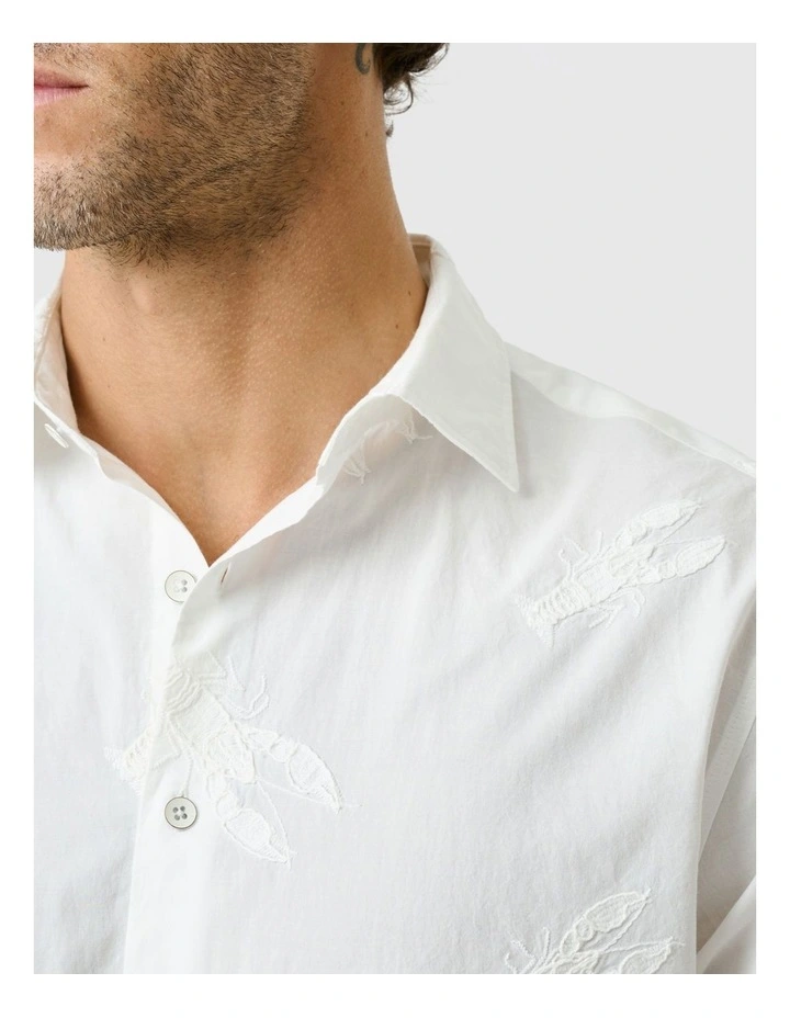 Lake Stanley Short Sleeve Shirt in Seasalt image 6