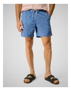 Mills Creek Swim Short in Steel Blue