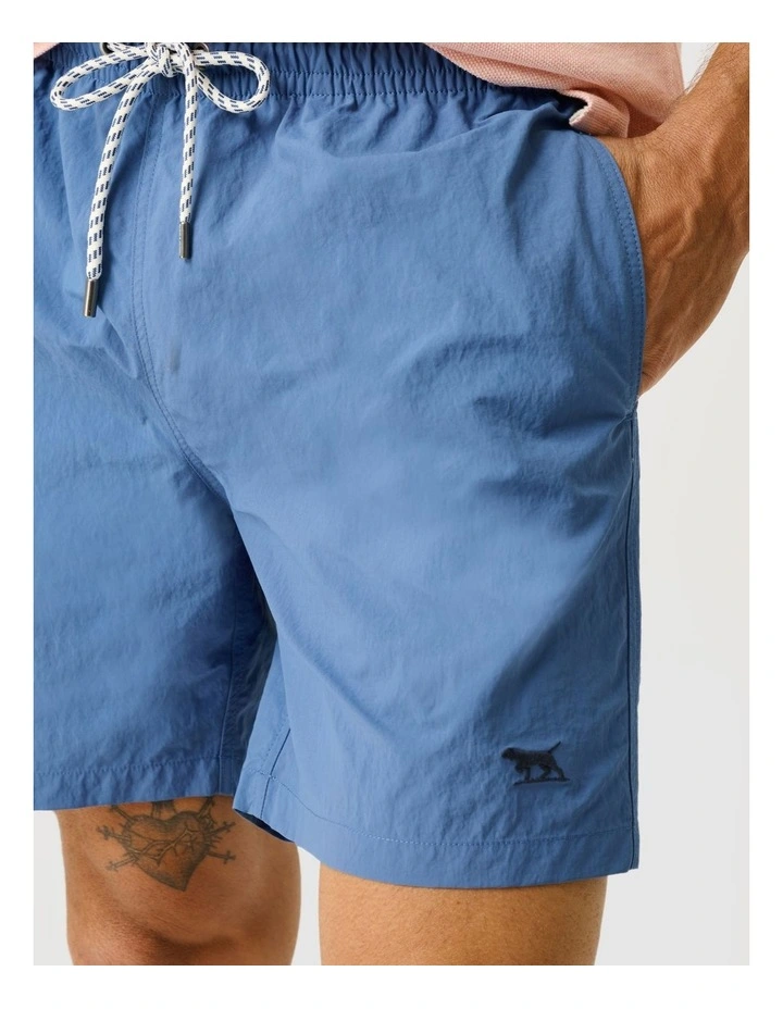 Mills Creek Swim Short in Steel Blue image 6