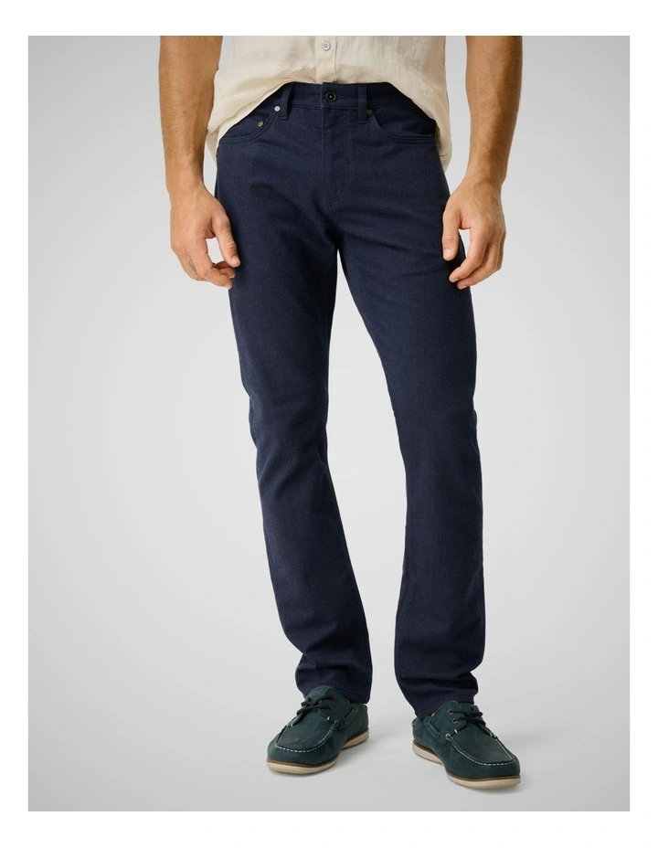 Motion Melange Straight Fit Jean Regular Leg in Marine image 1