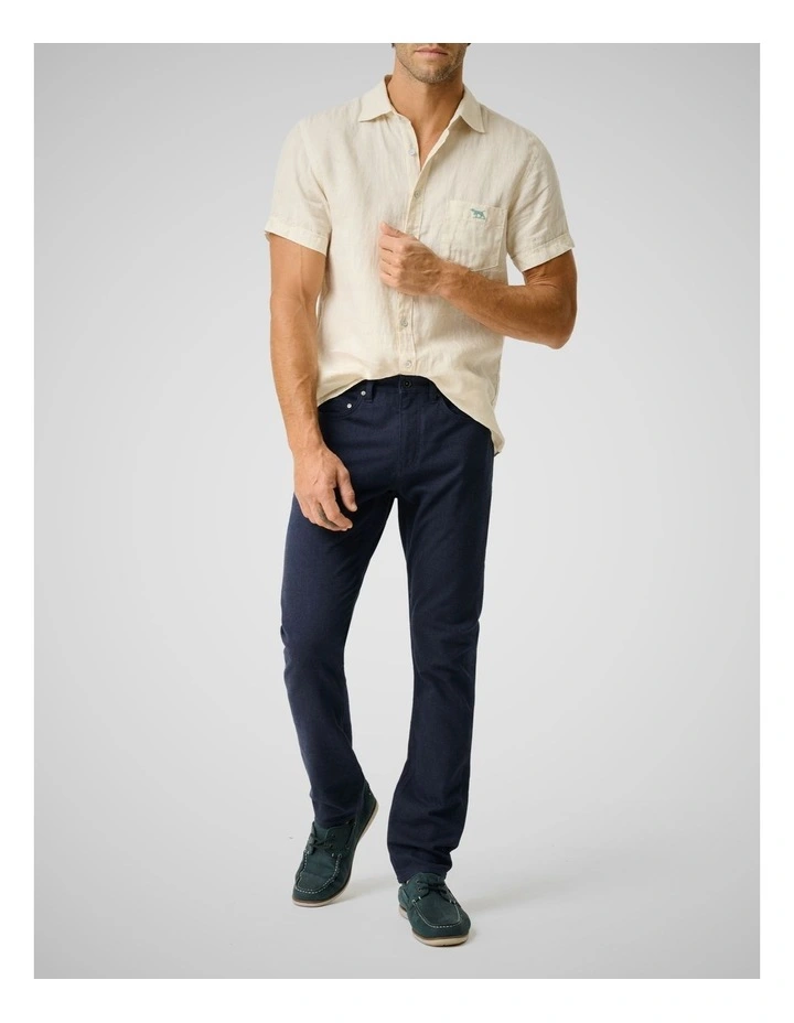 Motion Melange Straight Fit Jean Regular Leg in Marine image 2
