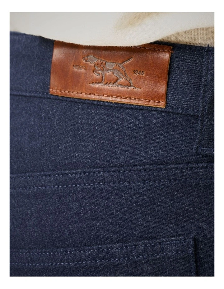 Motion Melange Straight Fit Jean Regular Leg in Marine image 6
