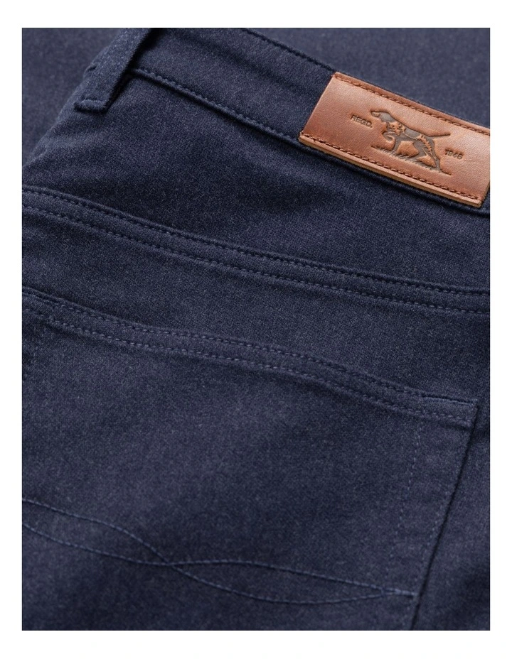 Motion Melange Straight Fit Jean Regular Leg in Marine image 7