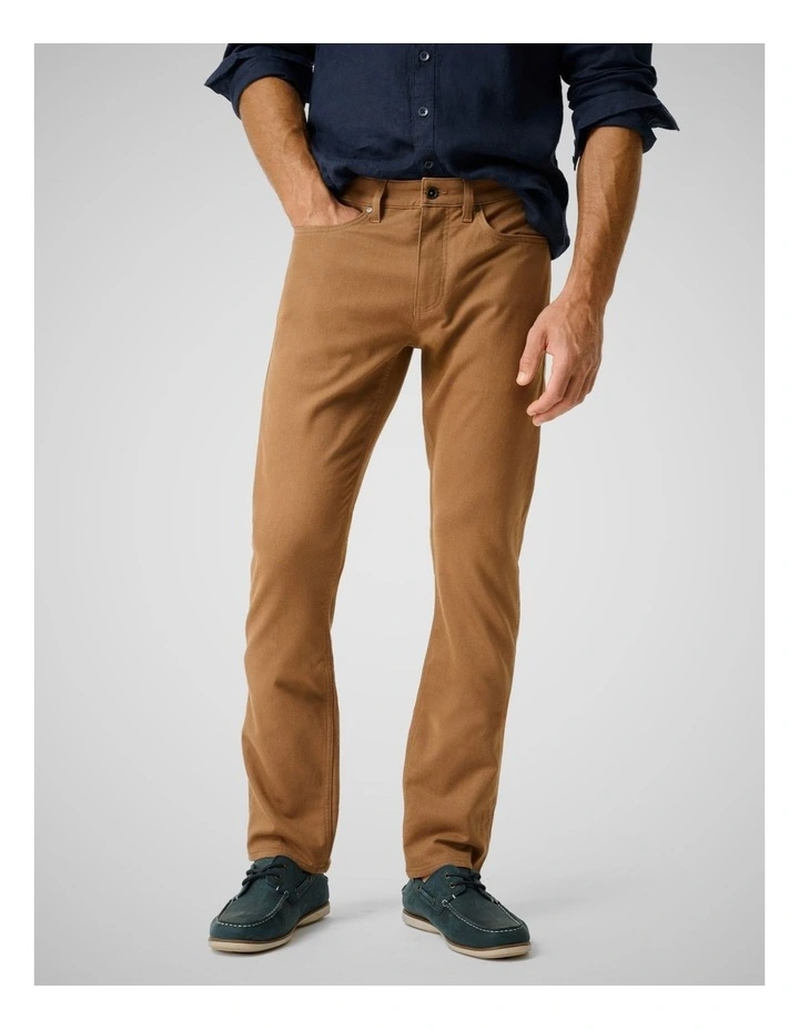 Motion Melange Straight Fit Jean Regular Leg in Cinnamon image 1