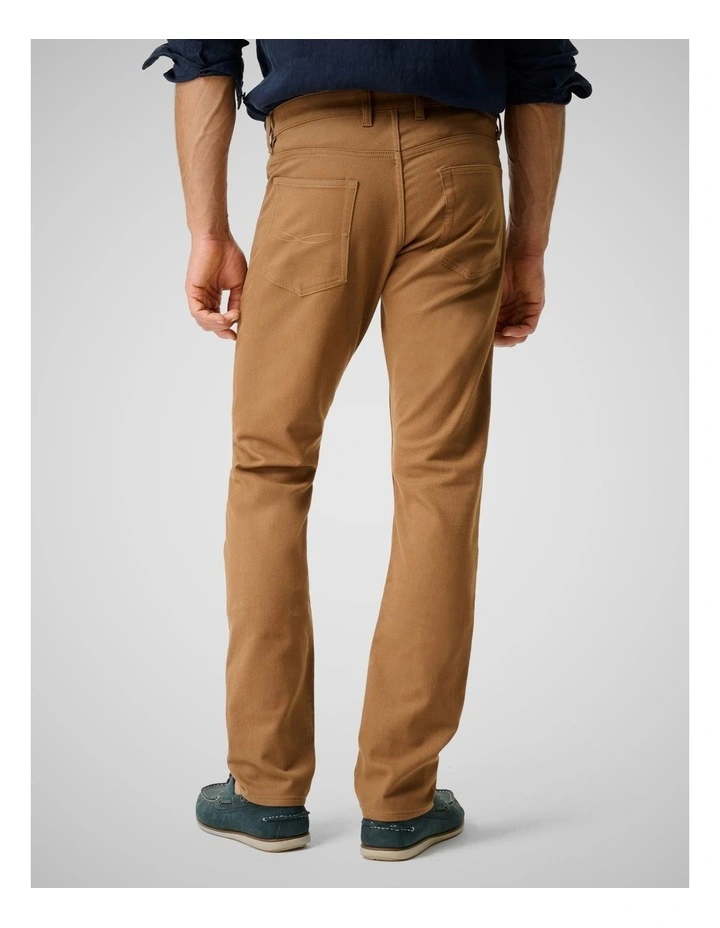 Motion Melange Straight Fit Jean Regular Leg in Cinnamon image 3
