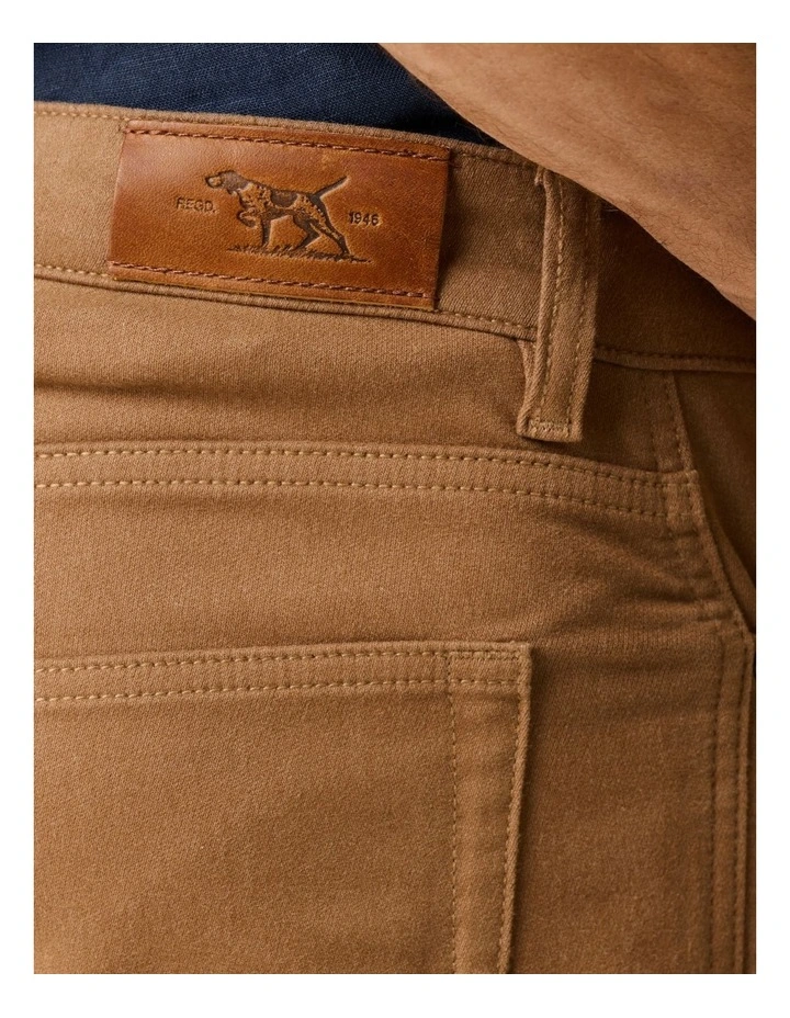 Motion Melange Straight Fit Jean Regular Leg in Cinnamon image 6