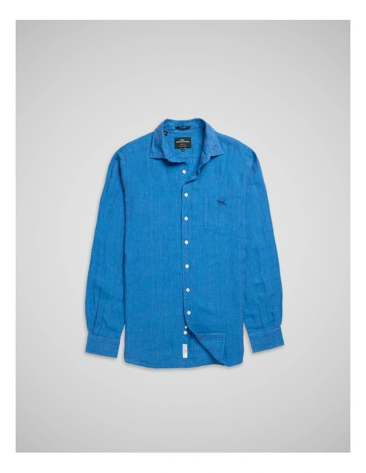 Coromandel 2 Long Sleeve Sports Fit Shirt in Atlantic image 4