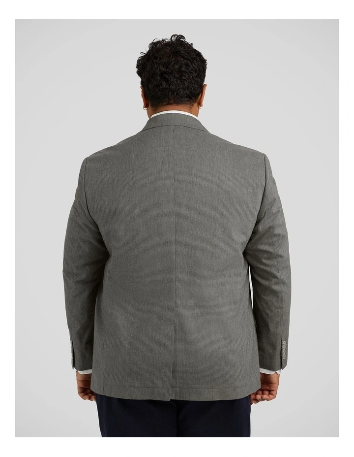 Como Linen Blend Blazer in Eden image 2