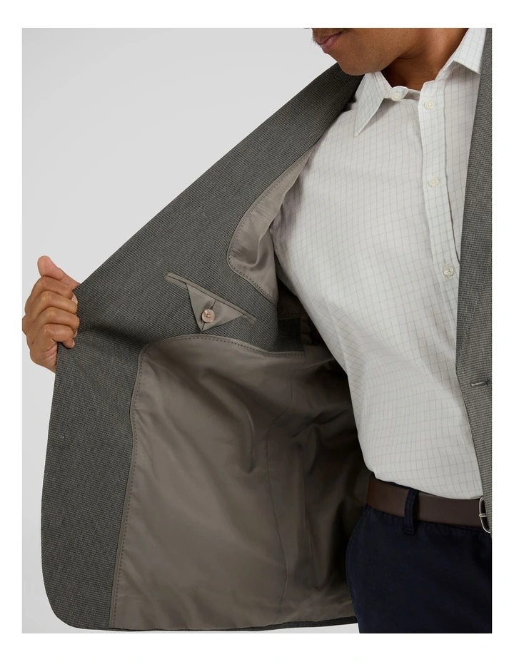Como Linen Blend Blazer in Eden image 5