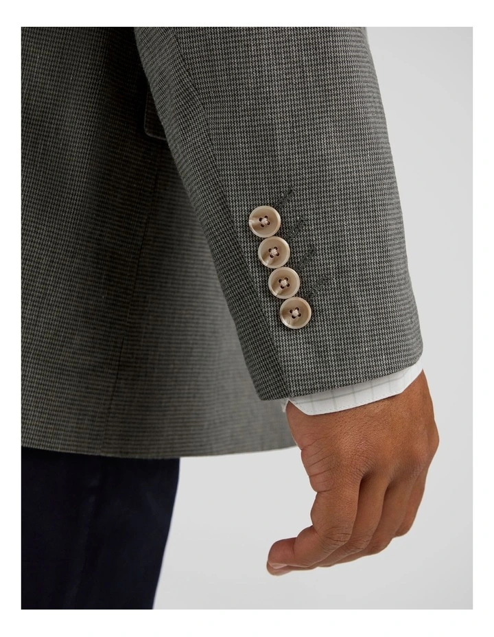 Como Linen Blend Blazer in Eden image 6