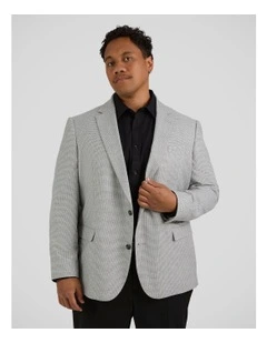 Sorrento Check Stretch Blazer in Grey