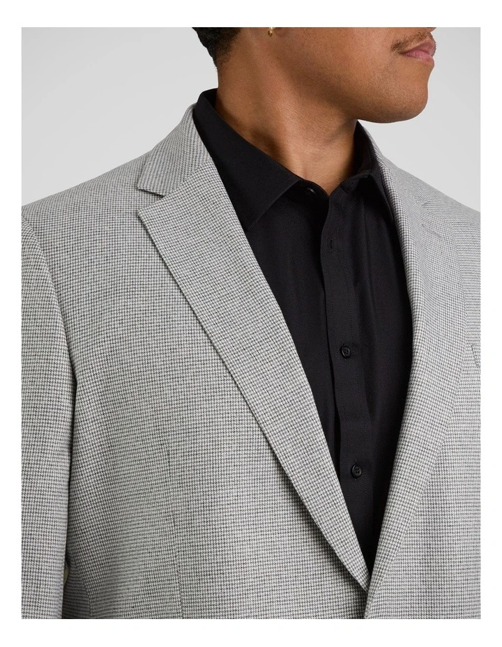 Sorrento Check Stretch Blazer in Grey image 3