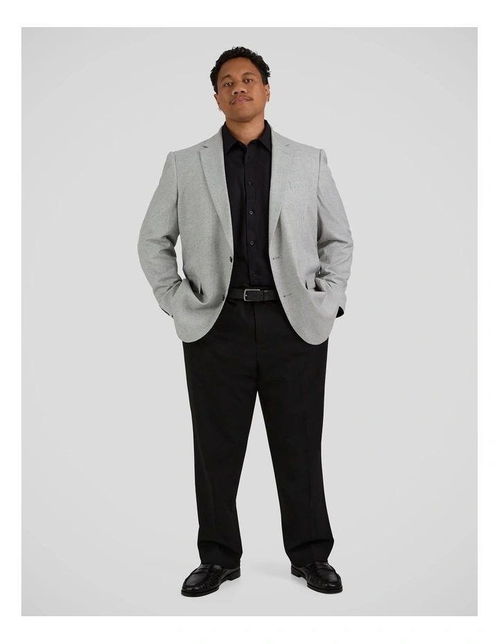 Sorrento Check Stretch Blazer in Grey image 4