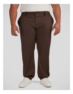 Ledger Stretch Chino Pant in Chocolate
