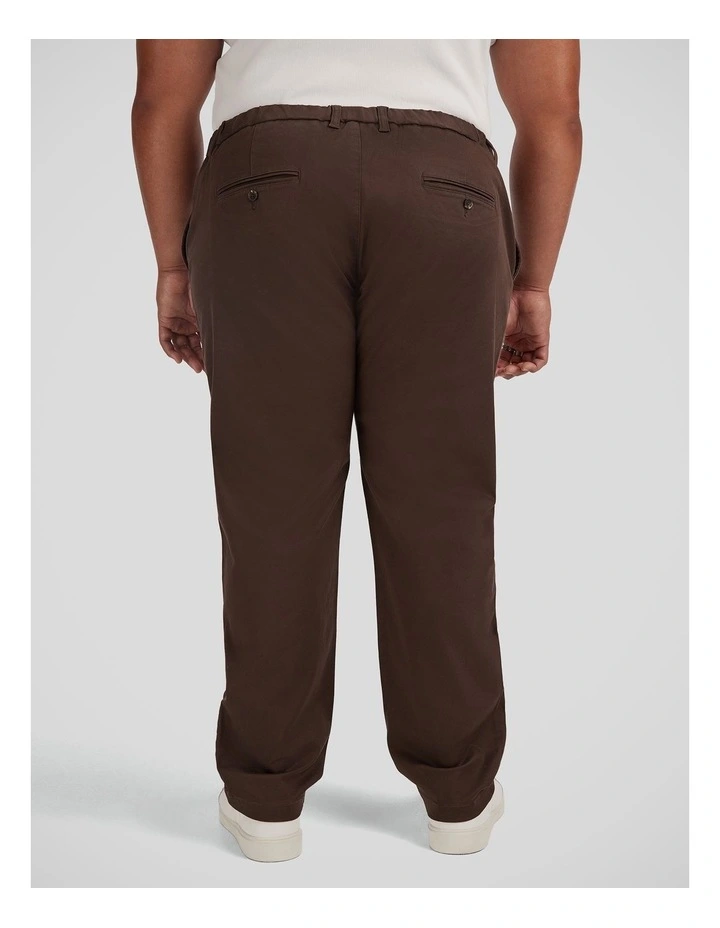 Ledger Stretch Chino Pant in Chocolate image 2
