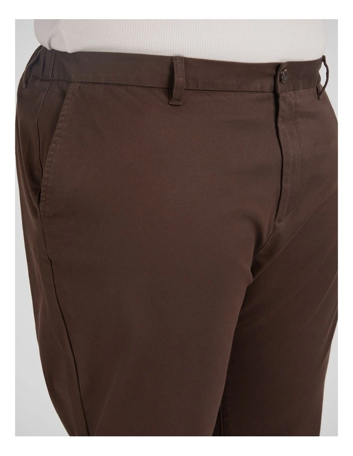 Ledger Stretch Chino Pant in Chocolate image 3