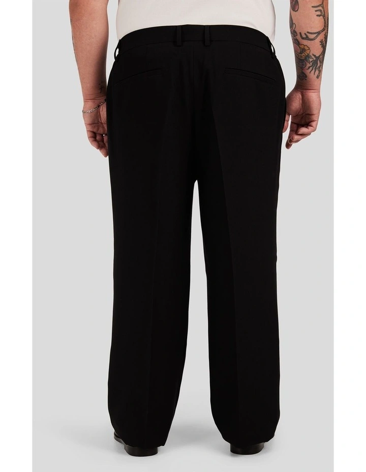 Marlon Relaxed Fit Trouser in Black image 2