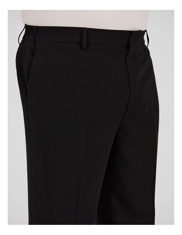 Marlon Relaxed Fit Trouser in Black image 3