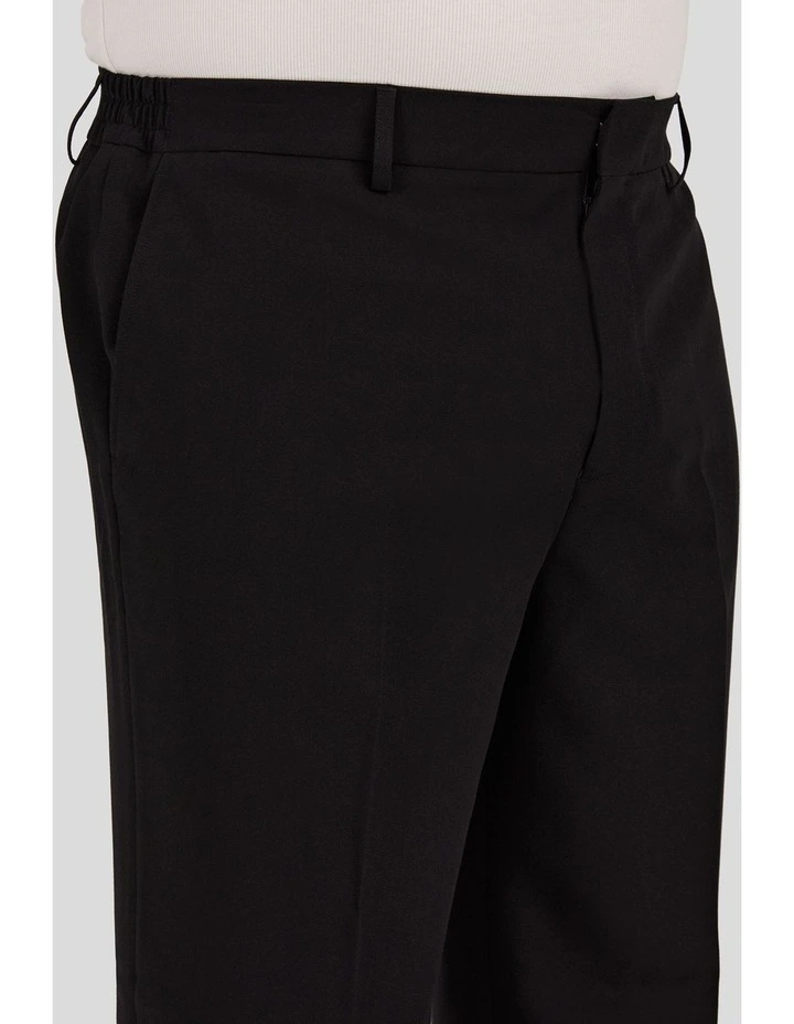 Marlon Relaxed Fit Trouser in Black image 3