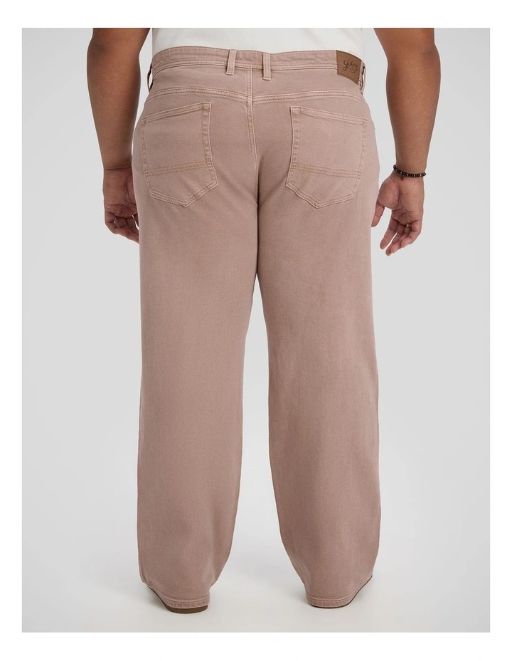 Denzel Relaxed Fit Jean in Taupe image 2