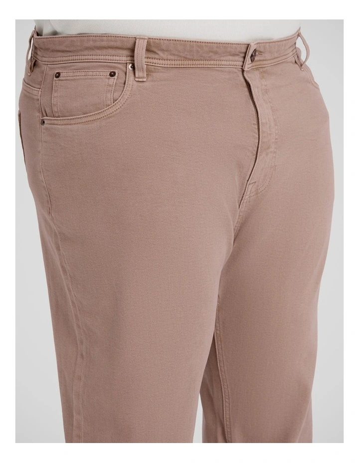 Denzel Relaxed Fit Jean in Taupe image 3
