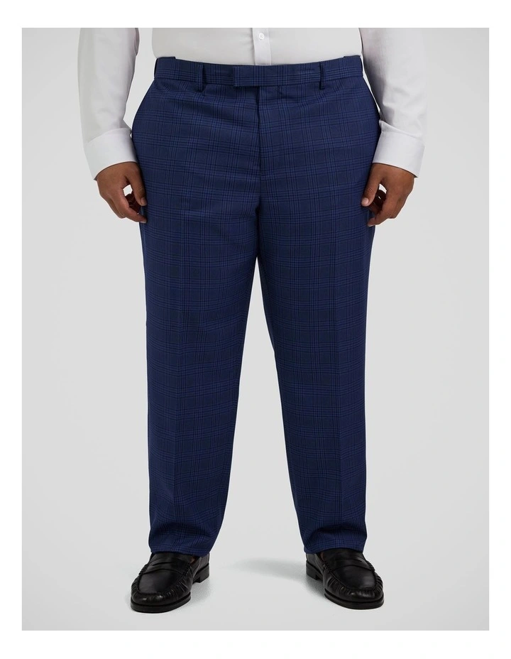 Myles Check Dress Pant in Royal Blue image 1
