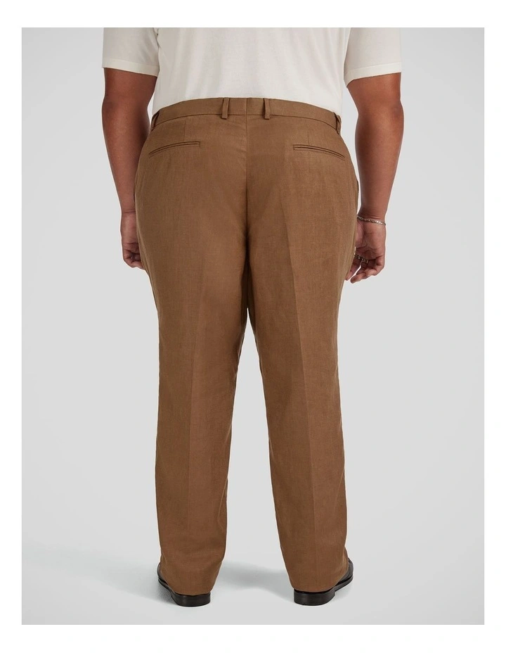 Matteo Linen Dress Pant in Bronze image 2