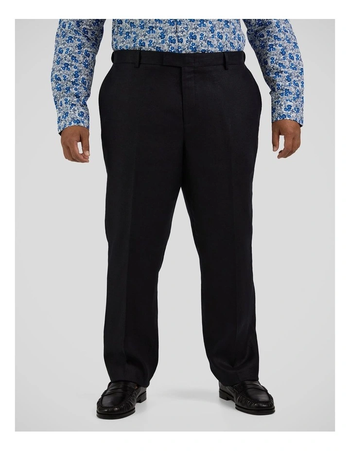 Matteo Linen Dress Pants in Navy image 1