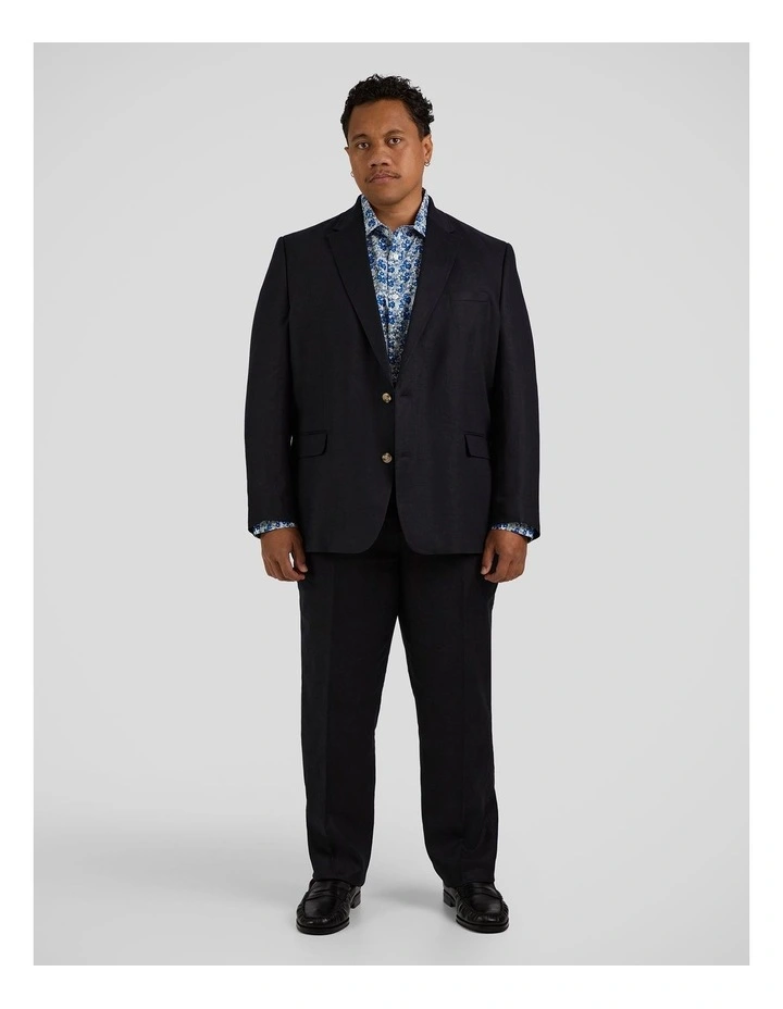Matteo Linen Dress Pants in Navy image 4