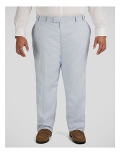 Matteo Linen Dress Pant in Sky