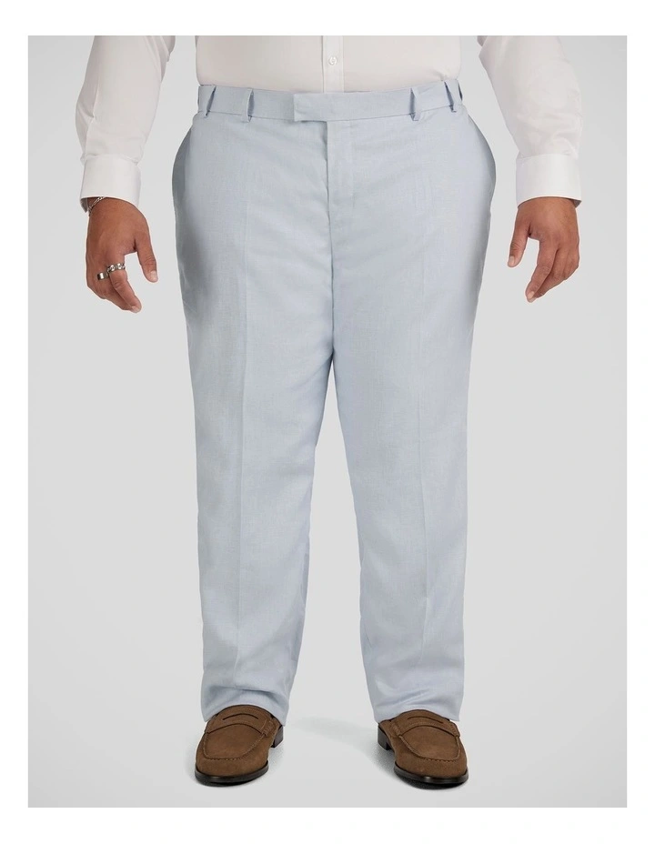Matteo Linen Dress Pant in Sky image 1