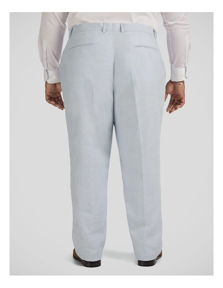Matteo Linen Dress Pant in Sky image 2