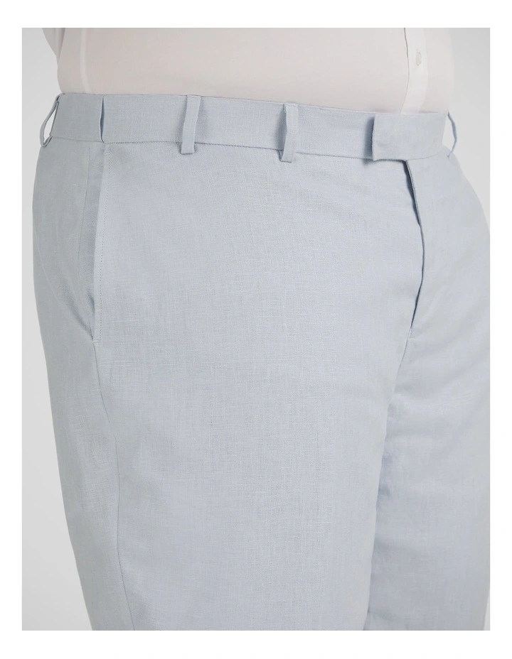 Matteo Linen Dress Pant in Sky image 3