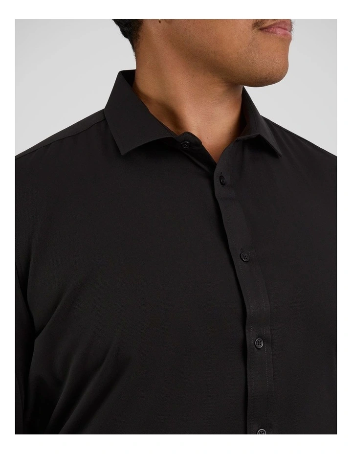 Atlas Modal Dress Shirt in Black image 3