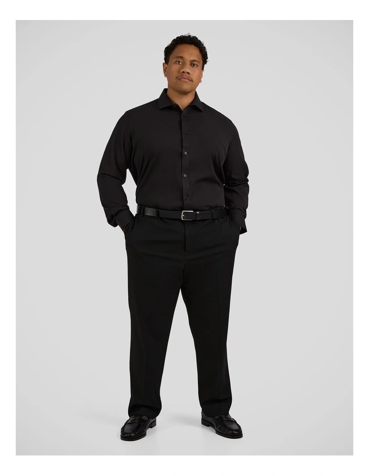 Atlas Modal Dress Shirt in Black image 4