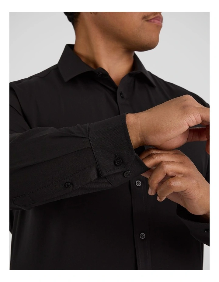 Atlas Modal Dress Shirt in Black image 5