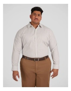 Seth Check Shirt in White