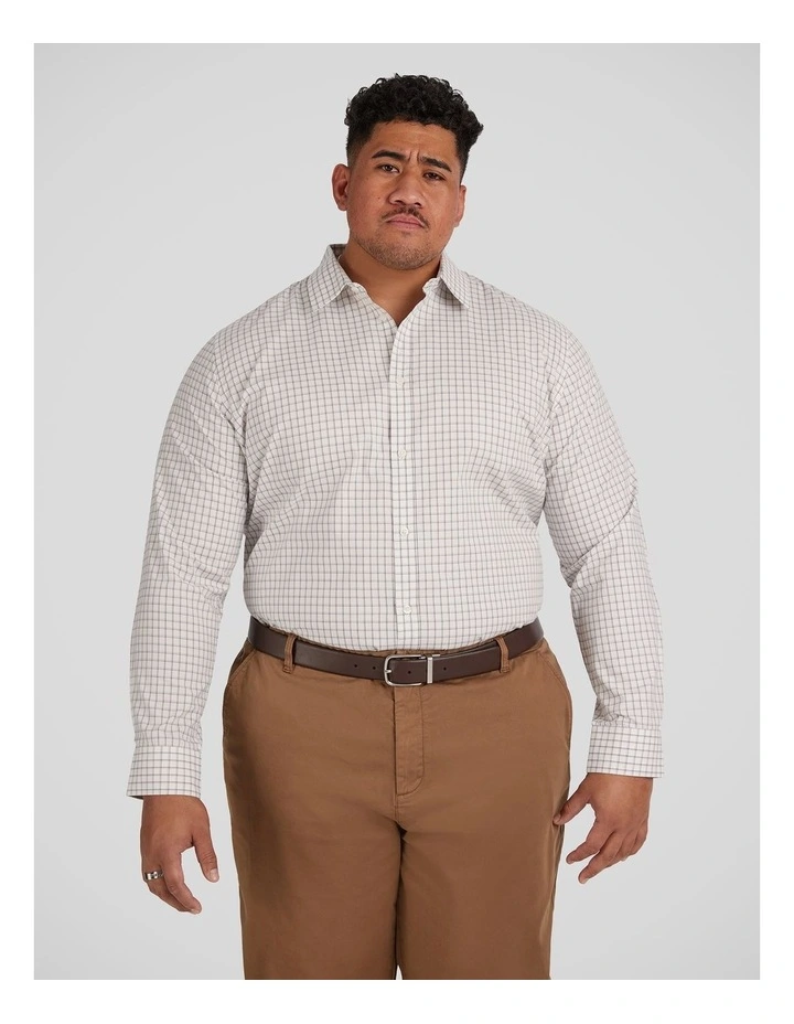 Seth Check Shirt in White image 1