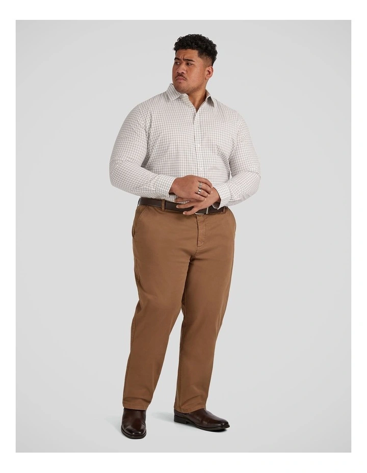 Seth Check Shirt in White image 4